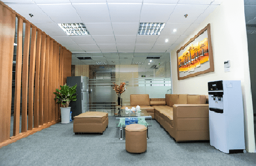 Phòng tiếp khách của tòa nhà văn phòng dịch vụ Việt Á1